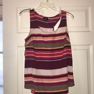 Razor back silky top